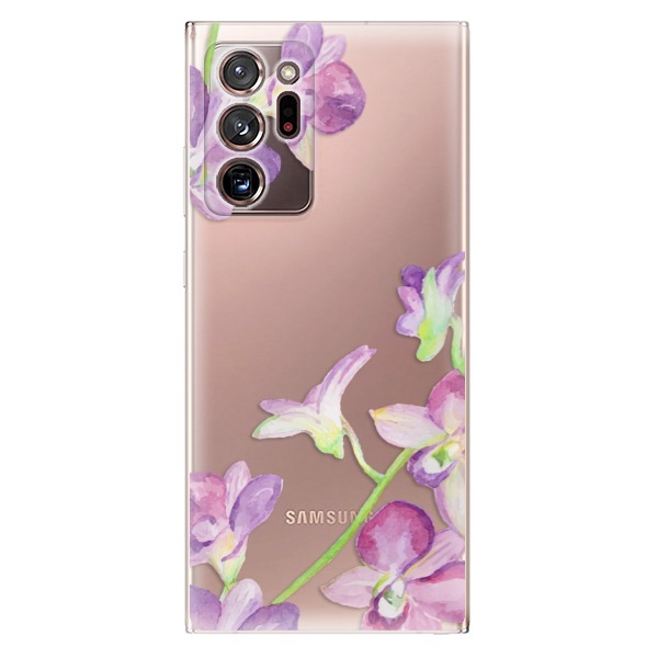 Odolné silikonové pouzdro iSaprio - Purple Orchid - Samsung Galaxy Note 20 Ultra