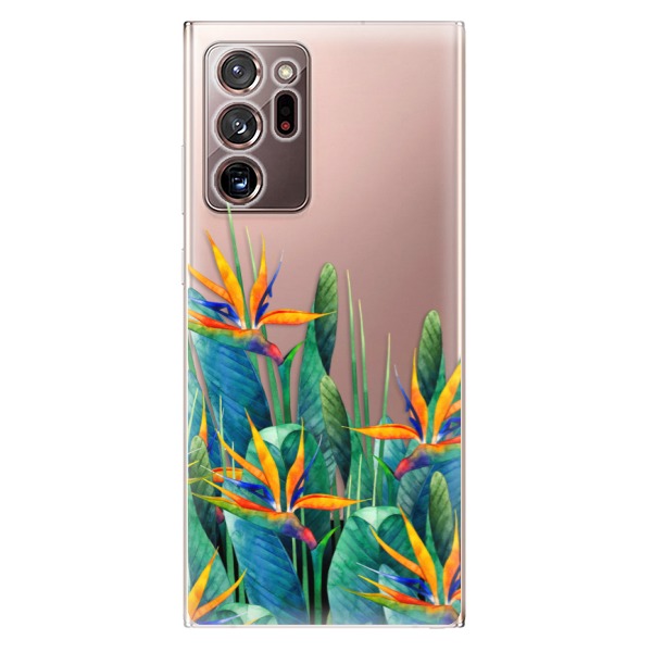 Odolné silikonové pouzdro iSaprio - Exotic Flowers - Samsung Galaxy Note 20 Ultra