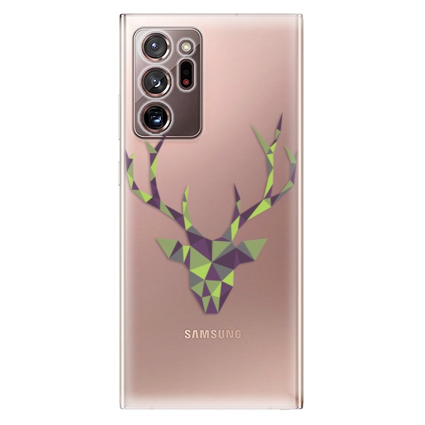Odolné silikonové pouzdro iSaprio - Deer Green - Samsung Galaxy Note 20 Ultra