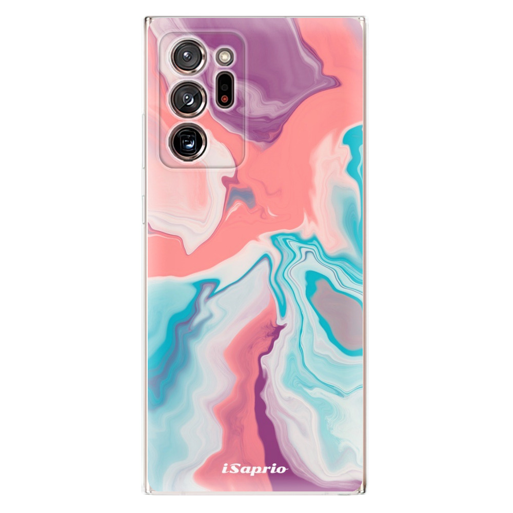 Odolné silikonové pouzdro iSaprio - New Liquid - Samsung Galaxy Note 20 Ultra