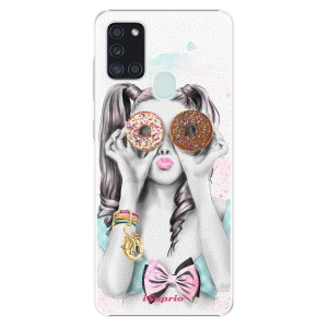Plastové pouzdro iSaprio - Donuts 10 na mobil Samsung Galaxy A21s