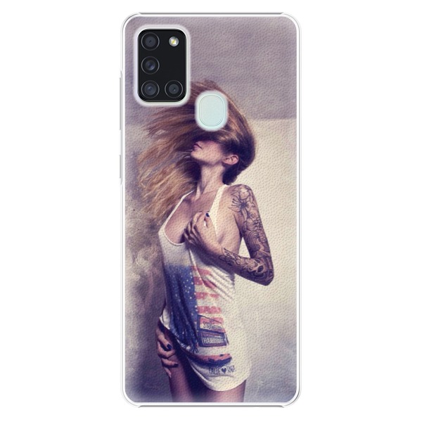 Plastové pouzdro iSaprio - Girl 01 - Samsung Galaxy A21s