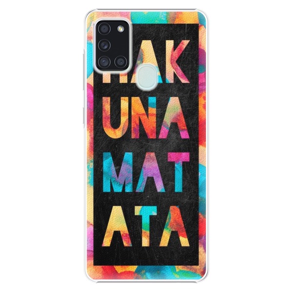 Plastové pouzdro iSaprio - Hakuna Matata 01 na mobil Samsung Galaxy A21s (Plastový kryt, obal, pouzdro iSaprio - Hakuna Matata 01 na mobilní telefon Samsung Galaxy A21s)