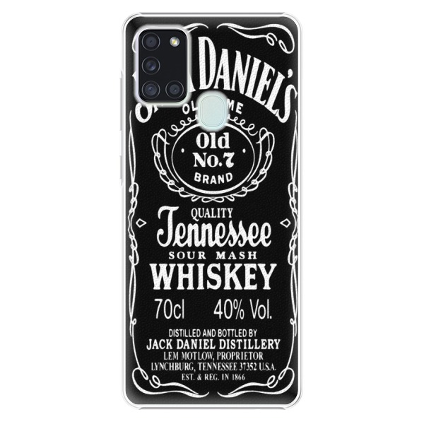 Plastové pouzdro iSaprio - Jack Daniels - Samsung Galaxy A21s