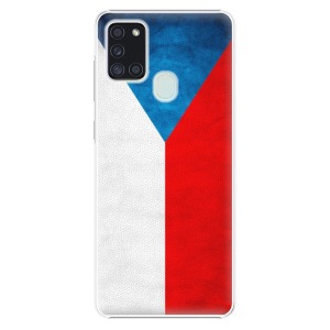Plastové pouzdro iSaprio - Czech Flag na mobil Samsung Galaxy A21s
