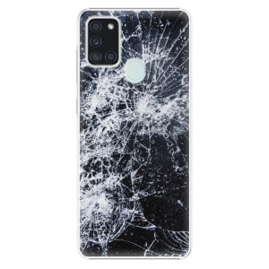 Plastové pouzdro iSaprio - Cracked na mobil Samsung Galaxy A21s