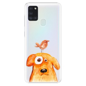 Plastové pouzdro iSaprio - Dog And Bird na mobil Samsung Galaxy A21s