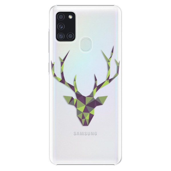 Plastové pouzdro iSaprio - Deer Green - Samsung Galaxy A21s