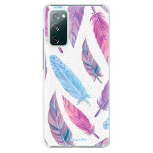 Plastové pouzdro iSaprio - Feather Pattern 10 na mobil Samsung Galaxy S20 FE / Samsung Galaxy S20 FE 5G