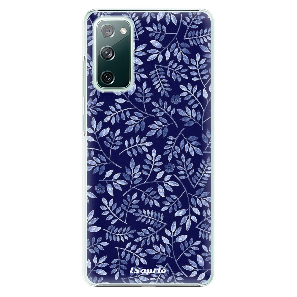 Plastové pouzdro iSaprio - Blue Leaves 05 - Samsung Galaxy S20 FE