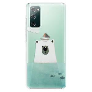 Plastové pouzdro iSaprio - Bear With Boat na mobil Samsung Galaxy S20 FE / Samsung Galaxy S20 FE 5G