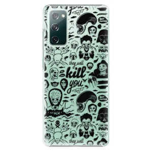 Plastové pouzdro iSaprio - Comics 01 - black na mobil Samsung Galaxy S20 FE / Samsung Galaxy S20 FE 5G