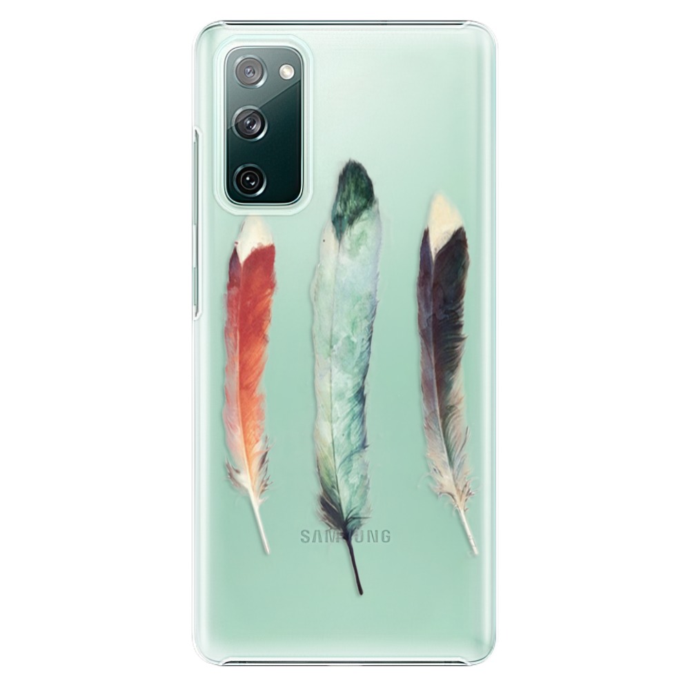 Plastové pouzdro iSaprio - Three Feathers - Samsung Galaxy S20 FE