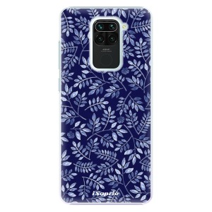 Plastové pouzdro iSaprio - Blue Leaves 05 na mobil Xiaomi Redmi Note 9