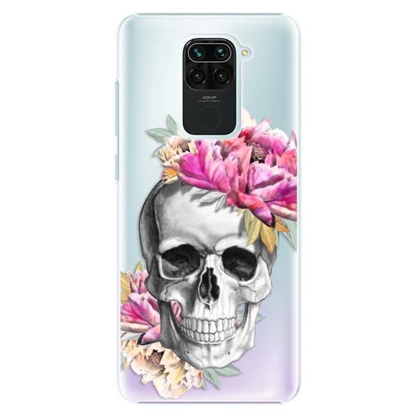Plastové pouzdro iSaprio - Pretty Skull - Xiaomi Redmi Note 9