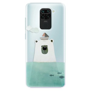 Plastové pouzdro iSaprio - Bear With Boat na mobil Xiaomi Redmi Note 9
