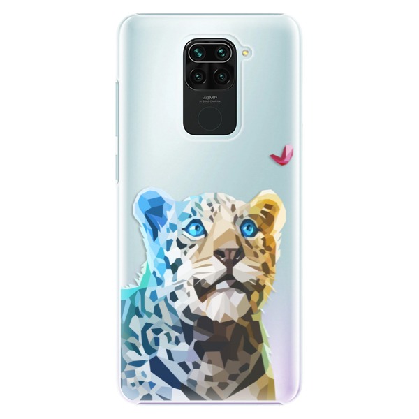 Plastové pouzdro iSaprio - Leopard With Butterfly - Xiaomi Redmi Note 9