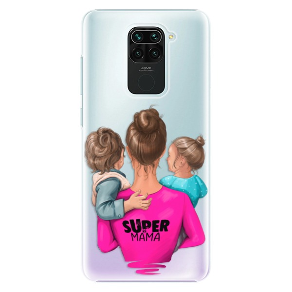Plastové pouzdro iSaprio - Super Mama - Boy and Girl - Xiaomi Redmi Note 9