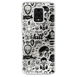 Plastové pouzdro iSaprio - Comics 01 - black na mobil Xiaomi Redmi Note 9S / Xiaomi Redmi Note 9 Pro