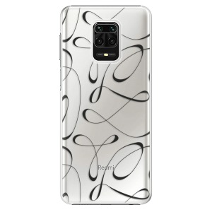 Plastové pouzdro iSaprio - Fancy - black na mobil Xiaomi Redmi Note 9S / Xiaomi Redmi Note 9 Pro