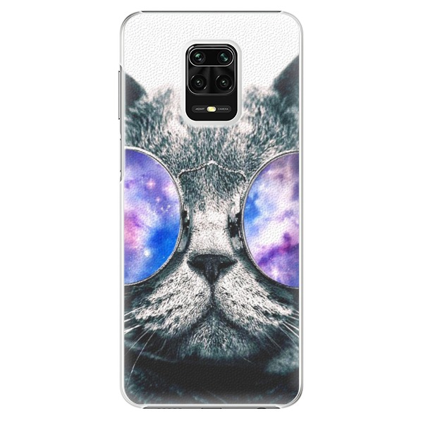 Plastové pouzdro iSaprio - Galaxy Cat - Xiaomi Redmi Note 9 Pro / Note 9S