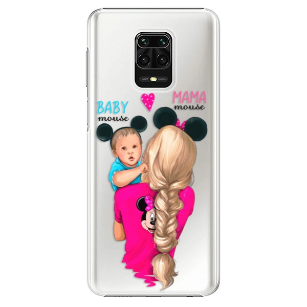 Plastové pouzdro iSaprio - Mama Mouse Blonde and Boy - Xiaomi Redmi Note 9 Pro / Note 9S