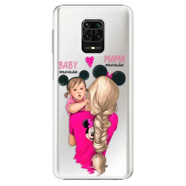 Plastové pouzdro iSaprio - Mama Mouse Blond and Girl - Xiaomi Redmi Note 9 Pro / Note 9S