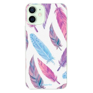 Plastové pouzdro iSaprio - Feather Pattern 10 na mobil Apple iPhone 12 Mini