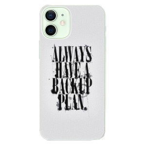 Plastové pouzdro iSaprio - Backup Plan na mobil Apple iPhone 12 Mini