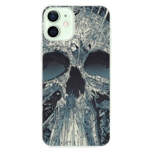 Plastové pouzdro iSaprio - Abstract Skull na mobil Apple iPhone 12 Mini