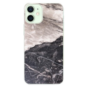 Plastové pouzdro iSaprio - BW Marble na mobil Apple iPhone 12 Mini