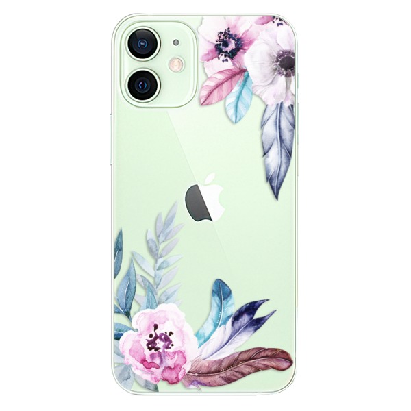 Plastové pouzdro iSaprio - Flower Pattern 04 - iPhone 12 mini