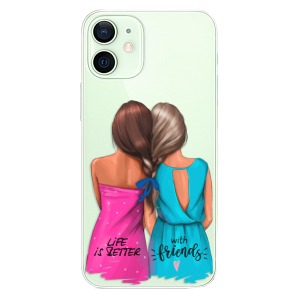 Plastové pouzdro iSaprio - Best Friends na mobil Apple iPhone 12 Mini