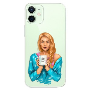 Plastové pouzdro iSaprio - Coffe Now - Redhead na mobil Apple iPhone 12 Mini