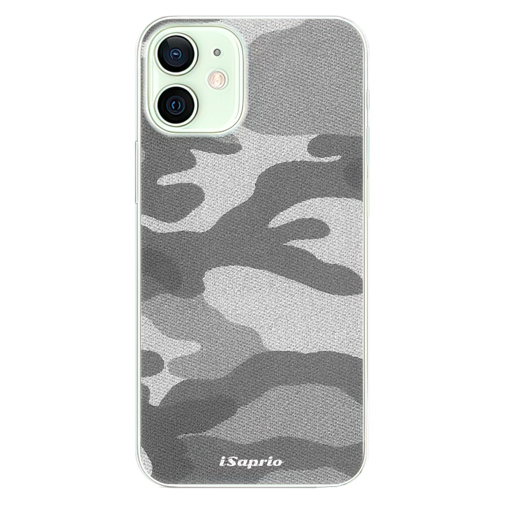 Plastové pouzdro iSaprio - Gray Camuflage 02 - iPhone 12