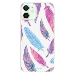 Plastové pouzdro iSaprio - Feather Pattern 10 na mobil Apple iPhone 12