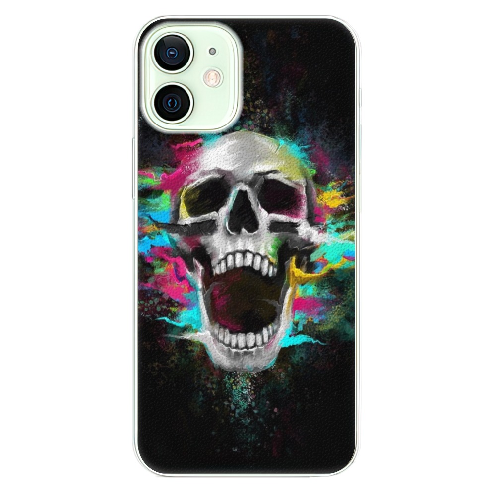 Plastové pouzdro iSaprio - Skull in Colors - iPhone 12