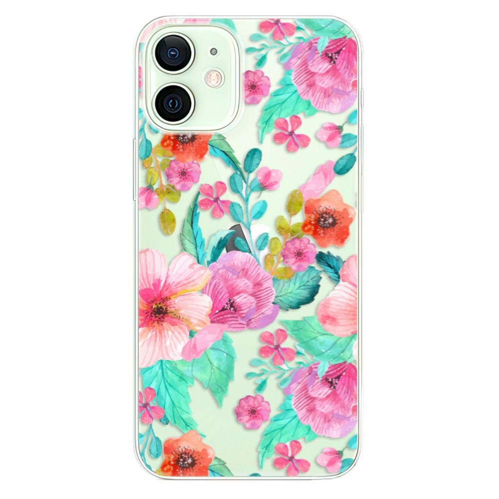Plastové pouzdro iSaprio - Flower Pattern 01 - iPhone 12