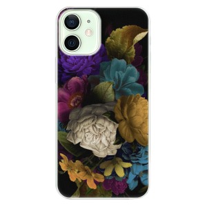 Plastové pouzdro iSaprio - Dark Flowers na mobil Apple iPhone 12