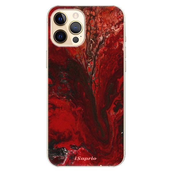 Plastové pouzdro iSaprio - RedMarble 17 - iPhone 12 Pro