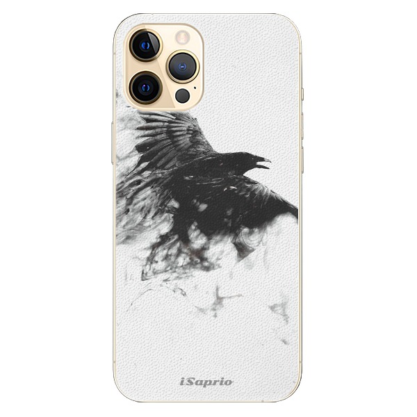 Plastové pouzdro iSaprio - Dark Bird 01 na mobil Apple iPhone 12 Pro (Plastový kryt, obal, pouzdro iSaprio - Dark Bird 01 na mobilní telefon Apple iPhone 12 Pro)