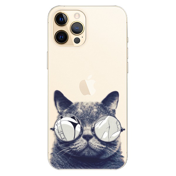 Levně Plastové pouzdro iSaprio - Crazy Cat 01 - iPhone 12 Pro