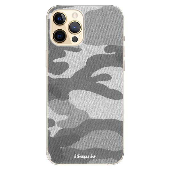 Levně Plastové pouzdro iSaprio - Gray Camuflage 02 - iPhone 12 Pro Max