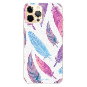 Plastové pouzdro iSaprio - Feather Pattern 10 na mobil Apple iPhone 12 Pro Max