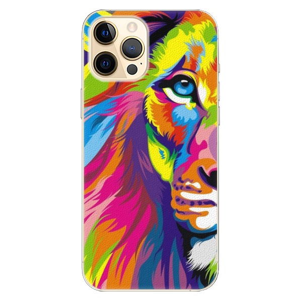 Plastové pouzdro iSaprio - Rainbow Lion - iPhone 12 Pro Max
