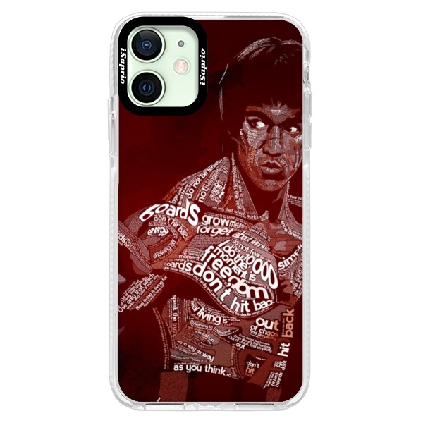 Silikonové pouzdro Bumper iSaprio - Bruce Lee na mobil Apple iPhone 12 Mini- výprodej