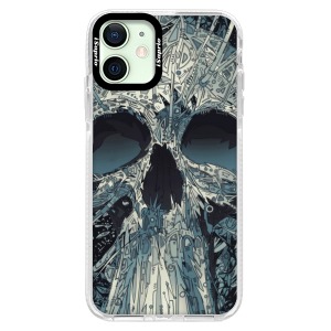 Silikonové pouzdro Bumper iSaprio - Abstract Skull na mobil Apple iPhone 12