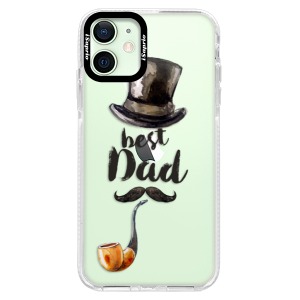 Silikonové pouzdro Bumper iSaprio - Best Dad na mobil Apple iPhone 12