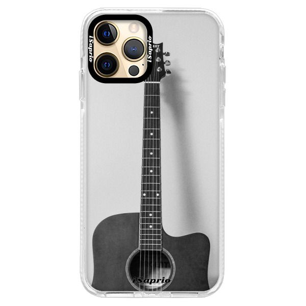 Silikonové pouzdro Bumper iSaprio - Guitar 01 na mobil Apple iPhone 12 / Apple iPhone 12 Pro - poslední kousek za tuto cenu