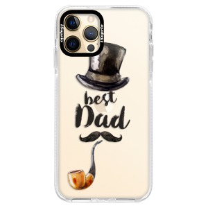 Silikonové pouzdro Bumper iSaprio - Best Dad na mobil Apple iPhone 12 Pro Max